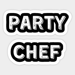 Party Chef Sticker